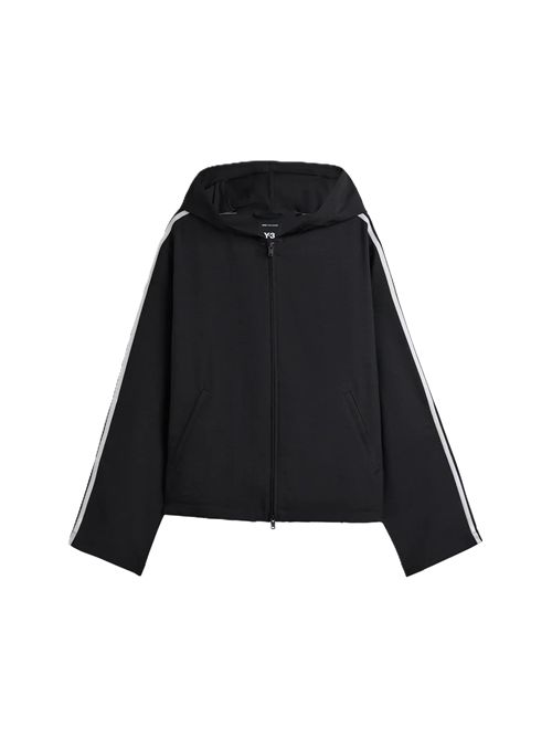 Y-3 Adidas felpa 3-Stripes colore nero con cappuccio Adidas Y3 | JW7354BLACK